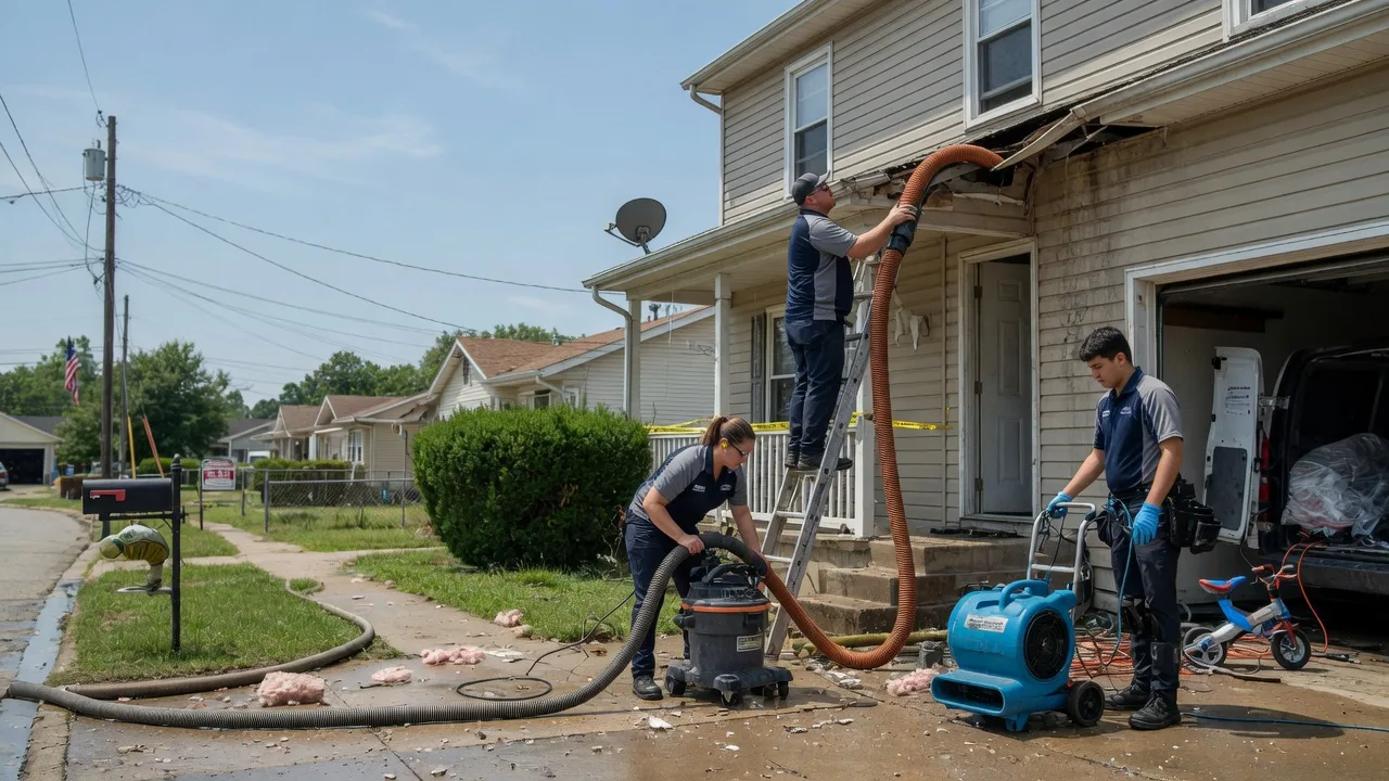 Water Damage Restoration in Helmsburg, IN near me
